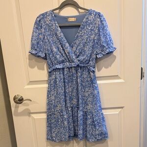 Blue Floral Dress